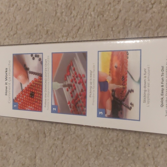 White tiger in autumn diy diamond dotz craft intermediate level - Picture 5 of 5